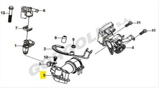 ΛΑΙΜΟΣ ΣΩΜΑΤΟΣ ΨΕΚΑΣΜΟΥ (ΚΟΛΑΡΟ) SYM FIDDLE/FNX/JET/ORBIT/SYMPHONY 125/200 ΑΝΤΑΛΛΑΚΤΙΚΑ