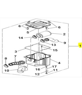 ΦΙΛΤΡΟ ΑΕΡΟΣ ΠΛΗΡΕΣ SYM QUADLANDER 300 SPARE PARTS
