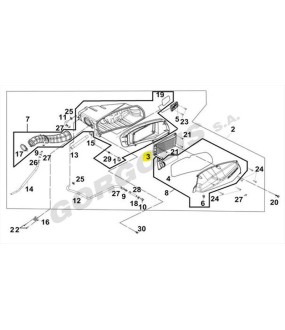 ΦΙΛΤΡΟ ΑΕΡΟΣ ΕΣΩΤΕΡΙΚΟ SYM 17211-L5B-000 ΑΝΤΑΛΛΑΚΤΙΚΑ