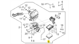 ΦΙΛΤΡΟ ΑΕΡΟΣ ΕΣΩΤΕΡΙΚΟ SYM MAXSYM TL 508 ΑΝΤΑΛΛΑΚΤΙΚΑ