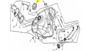 ΤΑΠΑ ΡΕΖΕΡΒΟΥΑΡ SYM QUADRAIDER ΑΝΤΑΛΛΑΚΤΙΚΑ