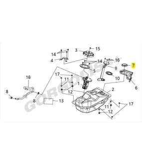 ΤΑΠΑ ΒΕΝΖΙΝΗΣ SYM VF 125/185 ΑΝΤΑΛΛΑΚΤΙΚΑ