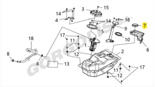 ΤΑΠΑ ΒΕΝΖΙΝΗΣ SYM VF 125/185 ΑΝΤΑΛΛΑΚΤΙΚΑ