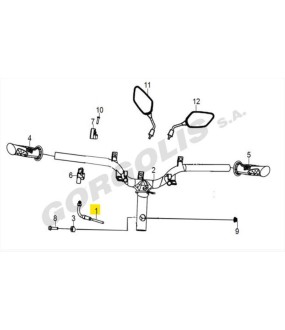 ΝΤΙΖΑ ΓΚΑΖΙΟΥ SYM SYMPHONY 50 E5 SPARE PARTS