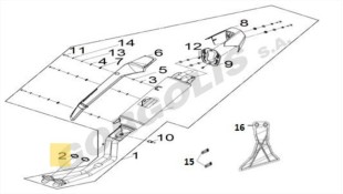 ΦΛΑΝΤΖΑ ΕΞΑΤΜΙΣΗΣ SYM MAXSYM TL 500/508 ΑΝΤΑΛΛΑΚΤΙΚΑ