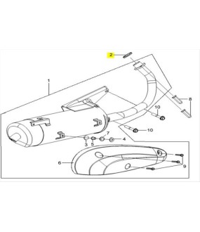 ΦΛΑΝΤΖΑ ΕΞΑΤΜΙΣΗΣ SYM MIO 50