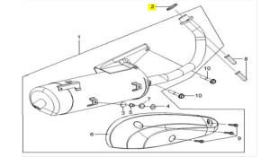 ΦΛΑΝΤΖΑ ΕΞΑΤΜΙΣΗΣ SYM MIO 50