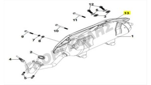 ΚΑΛΥΜΜΑ ΕΞΑΤΜΙΣΗΣ SYM JET X 125 ΑΝΤΑΛΛΑΚΤΙΚΑ