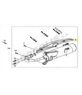 ΚΑΛΥΜΜΑ ΕΞΑΤΜΙΣΗΣ ΜΑΥΡΟ ΜΑΤ-ΜΑΥΡΟ SYM JET 14 ΑΝΤΑΛΛΑΚΤΙΚΑ