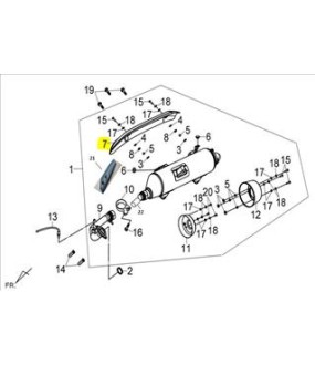 ΚΑΛΥΜΜΑ ΕΞΑΤΜΙΣΗΣ (S-877U/GY-7450U) SYM MAXSYM 600 ΑΝΤΑΛΛΑΚΤΙΚΑ