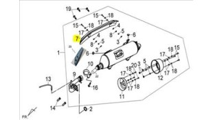ΚΑΛΥΜΜΑ ΕΞΑΤΜΙΣΗΣ (S-877U/GY-7450U) SYM MAXSYM 600