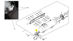 ΖΟΑΝ ΕΞΑΤΜΙΣΗΣ ΕΝΩΣΗΣ SYM GTS 250/300 QUADLANDER 300 ΑΝΤΑΛΛΑΚΤΙΚΑ