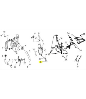 ΣΩΛΗΝΑΣ ΝΕΡΟΥ ΨΥΓΕΙΟΥ SYM VF 185 E5+ SPARE PARTS
