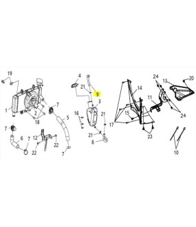 ΣΩΛΗΝΑΣ ΝΕΡΟΥ ΨΥΓΕΙΟΥ SYM VF 185 E5+ SPARE PARTS