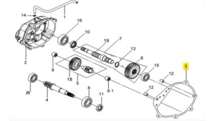 ΦΛΑΝΤΖΑ ΚΑΡΤΕΡ ΔΙΑΦΟΡΙΚΟΥ SYM GTS SPARE PARTS
