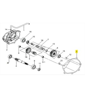 ΦΛΑΝΤΖΑ ΚΑΡΤΕΡ ΔΙΑΦΟΡΙΚΟΥ SYM GTS SPARE PARTS