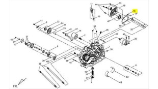 ΦΛΑΝΤΖΑ ΚΑΡΤΕΡ ΔΙΑΦΟΡΙΚΟΥ SYM QUADRAIDER 600 ΑΝΤΑΛΛΑΚΤΙΚΑ