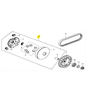ΡΑΟΥΛΟ ΕΜΠΡΟΣΘΙΟΥ ΦΥΓΟΚΕΝΤΡΙΚΟΥ ΠΛΗΡΕΣ SYM JOYRIDE 200 ΑΝΤΑΛΛΑΚΤΙΚΑ ΡΑΟΥΛΟ ΕΜΠΡΟΣΘΙΟΥ ΦΥΓΟΚΕΝΤΡΙΚΟΥ ΠΛΗΡΕΣ SYM JOYRIDE 200