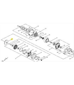 ΡΑΟΥΛΟ ΦΤΕΡΩΤΗ SYM QUADRAIDER 600 ΑΝΤΑΛΛΑΚΤΙΚΑ