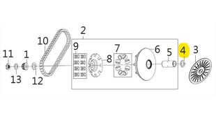 ΡΟΔΕΛΑ ΤΡΟΧΑΛΙΑΣ ΕΜΠΡΟΣ SYM MAXSYM TL 500/508 ΡΟΔΕΛΑ ΤΡΟΧΑΛΙΑΣ ΕΜΠΡΟΣ SYM MAXSYM TL 500/508 ΑΝΤΑΛΛΑΚΤΙΚΑ