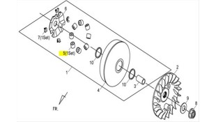 ΜΠΙΛΙΕΣ ΦΥΓΟΚΕΝΤΡΙΚΟΥ ΣΕΤ 8 TEM. SYM 30x18 15gr