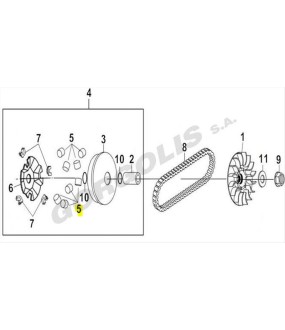 ΜΠΙΛΙΕΣ ΦΥΓΟΚΕΝΤΡΙΚΟΥ ΣΕΤ SYM 30x18 11gr ΑΝΤΑΛΛΑΚΤΙΚΑ