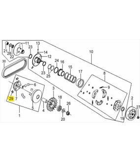 ΦΩΛΙΕΣ ΠΛΑΣΤΙΚΕΣ ΦΥΓΟΚΕΝΤΡΙΚΟΥ (ΣΕΤ 3 ΤΕΜΑΧ) SYM MIO 100 ΑΝΤΑΛΛΑΚΤΙΚΑ ΦΩΛΙΕΣ ΠΛΑΣΤΙΚΕΣ ΦΥΓΟΚΕΝΤΡΙΚΟΥ (ΣΕΤ 3 ΤΕΜΑΧ) SYM MIO 100