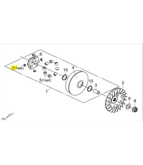 ΦΩΛΙΕΣ ΠΛΑΣΤΙΚΕΣ ΦΥΓΟΚΕΝΤΡΙΚΟΥ (ΣΕΤ 4 ΤΕΜΑΧ) SYM MAXSYM 600 ΑΝΤΑΛΛΑΚΤΙΚΑ ΦΩΛΙΕΣ ΠΛΑΣΤΙΚΕΣ ΦΥΓΟΚΕΝΤΡΙΚΟΥ (ΣΕΤ 4 ΤΕΜΑΧ) SYM MAXSYM 600
