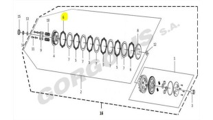 ΔΙΣΚΟΣ ΑΜΠΡΑΓΙΑΖ Β SYM VF 185