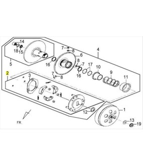 ΣΙΑΓΩΝΕΣ ΑΜΠΡΑΓΙΑΖ (ΣΕΤ ΜΕ ΒΑΣΗ) SYM JOYRIDE 125 ΑΝΤΑΛΛΑΚΤΙΚΑ