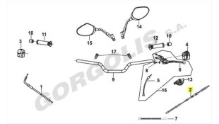 ΝΤΙΖΑ ΣΥΜΠΛΕΚΤΗ SYM NH X 125 SPARE PARTS