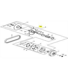 ΡΑΟΥΛΟ ΟΠΙΣΘΙΟΥ ΦΥΓΟΚΕΝΤΡΙΚΟΥ ΕΞΩΤΕΡΙΚΟ SYM CITYCOM/GTS/QUADLANDER