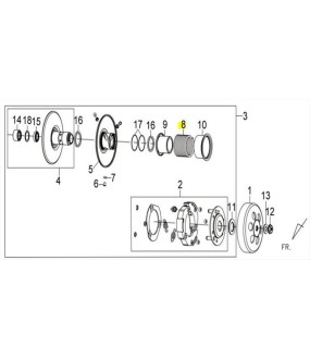 ΕΛΑΤΗΡΙΟ ΟΠΙΣΘΙΟΥ ΦΥΓΟΚΕΝΤΡΙΚΟΥ SYM