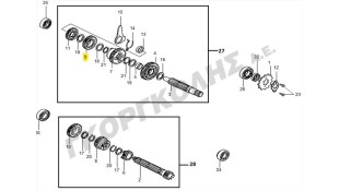 ΓΡΑΝΑΖΙ 3ης ΔΕΥΤΕΡΕΥΩΝ (27T) SYM VF 125 E5