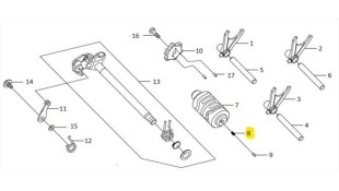 ΕΛΑΤΗΡΙΟ ΠΕΙΡΟΥ ΔΙΑΚΟΠΤΗ ΝΕΚΡΑΣ SYM VF 185