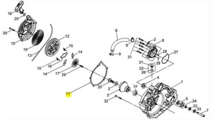 ΦΛΑΝΤΖΑ ΚΑΛΥΜΜΑΤΟΣ ΧΕΙΡΟΜΑΝΙΒΕΛΑΣ SYM QUADRAIDER 600 ΑΝΤΑΛΛΑΚΤΙΚΑ