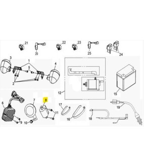 ΠΟΛΛΑΠΛΑΣΙΑΣΤΗΣ SYM QUADRAIDER 600 ELECTRICAL PARTS