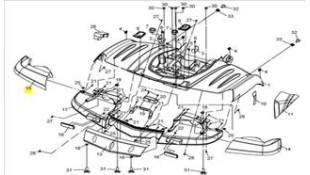 ΦΑΝΑΡΙ ΟΠΙΣΘΙΟ ΑΡΙΣΤΕΡΟ ΠΛΗΡΕΣ SYM QUADLANDER 300