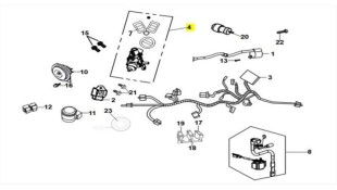 ΚΛΕΙΔΑΡΙΕΣ ΣΕΤ SYM JET X 125 ΗΛΕΚΤΡΙΚΑ