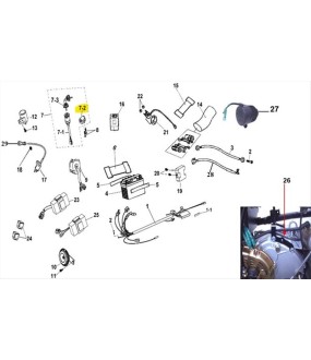 ΚΛΕΙΔΑΡΙΑ ΤΙΜΟΝΙΟΥ SYM QUADLANDER 200/250