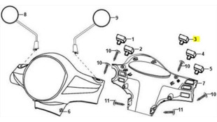 ΔΙΑΚΟΠΤΗΣ ΦΩΤΩΝ ΜΙΚΡΗΣ-ΜΕΓΑΛΗΣ ΣΚΑΛΑΣ DAYTONA