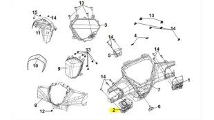 ΔΙΑΚΟΠΤΗΣ ΤΙΜΟΝΙΟΥ ΑΡΙΣΤΕΡΟΣ SYM SYMPHONY ST 50/125/200 ΗΛΕΚΤΡΙΚΑ