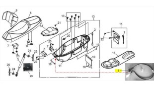 ΔΙΑΚΟΠΤΗΣ ΦΑΝΟΥ ΚΑΔΟΥ ΣΕΛΛΑΣ SYM GTS 250/300 ΗΛΕΚΤΡΙΚΑ