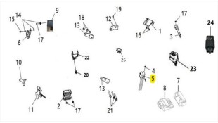 ΡΕΛΕ ΜΙΖΑΣ SYM VF 185 E4/E5 ΡΕΛΕ ΜΙΖΑΣ SYM VF 185 E4/E5