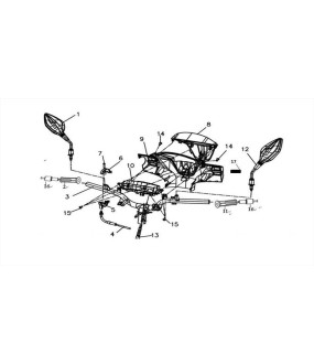 ΚΡΥΣΤΑΛΛΟ ΚΟΝΤΕΡ SYM SYMPHONY ST-200i AL SPARE PARTS