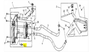 ΒΑΛΒΙΔΑ ΘΕΡΜΟΚΡΑΣΙΑΣ (ΒΕΝΤΙΛΑΤΕΡ) SYM QUADRAIDER 600 ΗΛΕΚΤΡΙΚΑ