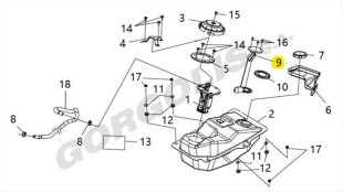 ΦΛΟΤΕΡ ΒΕΝΖΙΝΗΣ SYM VF 185 ΦΛΟΤΕΡ ΒΕΝΖΙΝΗΣ SYM VF 185