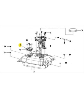 ΦΛΟΤΕΡ ΒΕΝΖΙΝΗΣ SYM JET14 E4/E5 ΗΛΕΚΤΡΙΚΑ