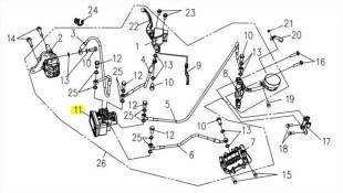 ΜΟΝΑΔΑ ΕΛΕΓΧΟΥ ABS SYM VF 185 E5+ SPARE PARTS