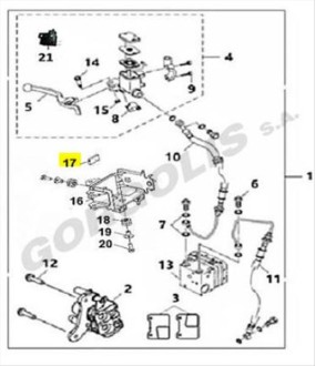 ΑΝΤΙΚΡΑΔΑΣΜΙΚΟ ΒΑΣΗΣ ABS SYM VF 185 ΑΝΤΑΛΛΑΚΤΙΚΑ